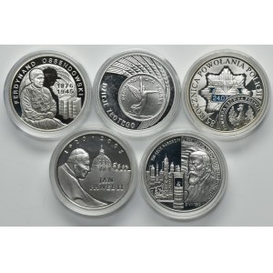 Set, 10 gold 2003-2011 (5 pcs.)