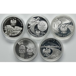 Set, 10 gold 2003-2011 (5 pcs.)