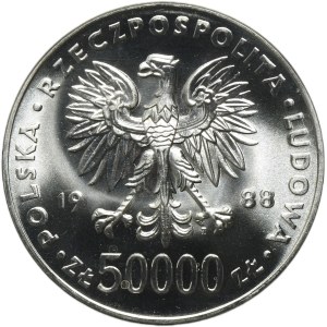 50.000 złotych 1988 Piłsudski