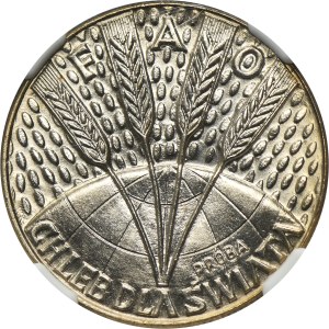 SAMPLE, 10 gold 1971 FAO - Bread for the World - NGC MS66