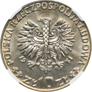 SAMPLE, 10 gold 1971 FAO - Bread for the World - NGC MS66