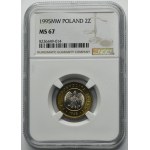 2 gold 1995 - NGC MS67