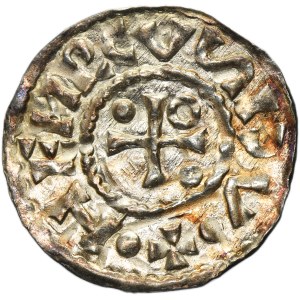Germany, Bavaria, Regensburg, Heinrich II der Zänker, Denarius