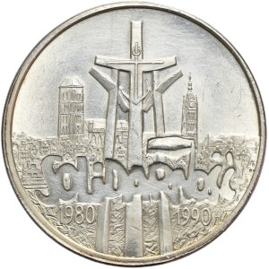 100,000 PLN 1990 Solidarity - TYPE A