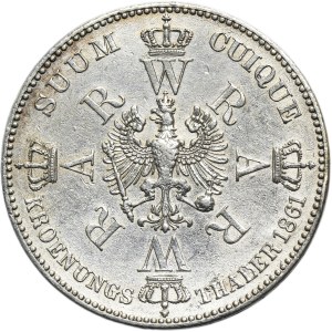 Germany, Kingdom of Prussia, Wilhelm I, Crown Thaler Berlin 1861