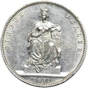 Germany, Kingdom of Prussia, Wilhelm I, Siegesthaler Berlin 1871 A