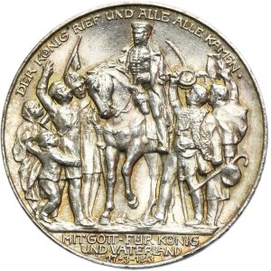 Germany, Kingdom of Prussia, Wilhelm II, 3 Mark Berlin 1913 A