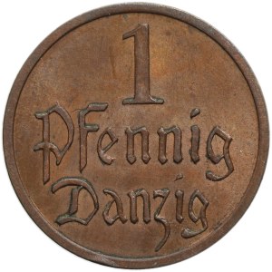 Freie Stadt Danzig, 1 fenig 1929