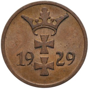 Freie Stadt Danzig, 1 fenig 1929