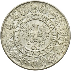PRÓBA, 100 złotych 1966 Mieszko i Dąbrówka półpostacie