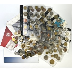 Set, Coins of the World, Mix of coins (ca. 200 pcs.)