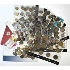 Set, Coins of the World, Mix of coins (ca. 200 pcs.)