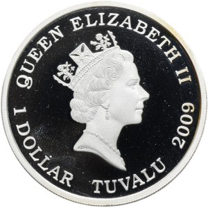 Tuvalu, Elizabeth II, 1 Perth Dollar 2009 P - Barbie