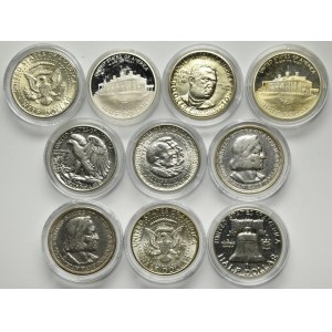 Set, USA, 1/2 Dollar (10 pcs.)