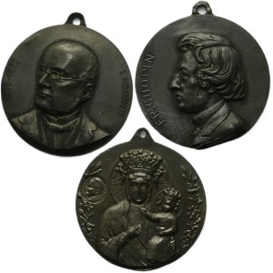 Set, Medal, Stanisław Moniuszko, Fryderyk Chopin and the Virgin Mary (3 pcs.)