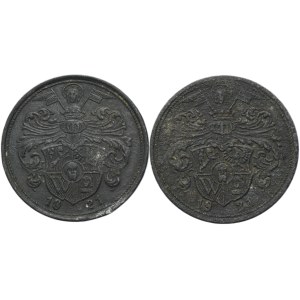 Set, Gas Token Wrocław (Breslau) 1921 (2 pcs.)