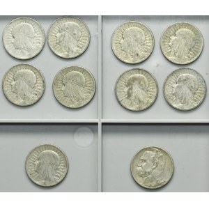 Set, Head of a Woman, 2 gold 1933-1934 (10 pieces).