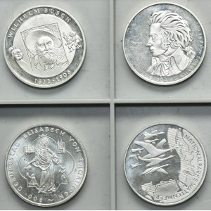 Set, Germany, 10 Euro 2004-2007 (4 pcs.)