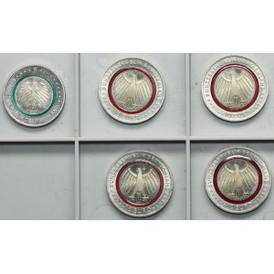 Set, Germany, 5-10 Euro 2020-2023 (4 pcs.)