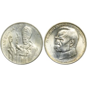 Zestaw, 10.000 złotych i 50.000 złotych 1987-1988 (2 szt.)