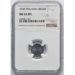 1 cent 1939 - NGC MS64 BN