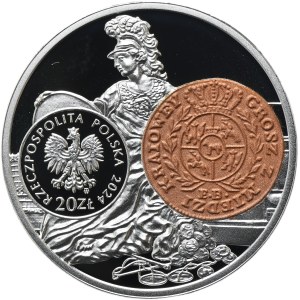 20 oro 2024 Penny nazionale in rame di Stanislaw August