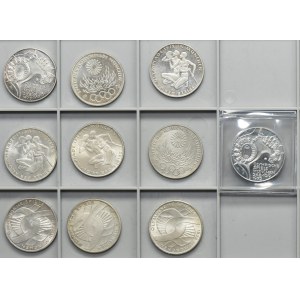 Set, Germany, FRG, 10 Mark 1972 (10 pcs.)