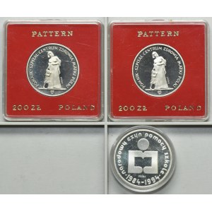 Zestaw, PRÓBA, 200 złotych i 1.000 złotych (3 szt.)
