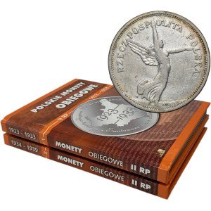 Set, Cluster (x2) with Polish circulation coins of the Second Republic from 1923-1939 (approx. 82 pieces).