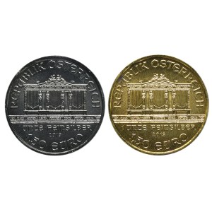 Set, Austria, Second Republic, 1.5 Euro 2019 - Vienna Philharmonic (2 pcs.)