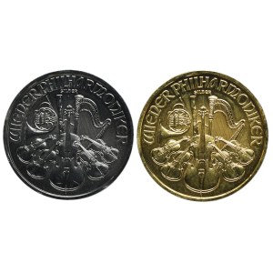 Set, Austria, Second Republic, 1.5 Euro 2019 - Vienna Philharmonic (2 pcs.)