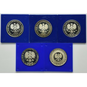 Satz, 100 Gold 1974-1979 (5 Stk.)