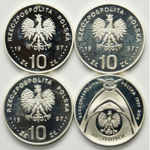 Set, 10 gold 1997 (4 pcs.)