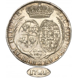 August II Silný, Drážďanský tolar 1721 IGS - RARE