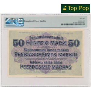 Kaunas, 50 marques 1918 - G - PMG 66 EPQ