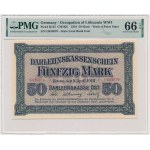 Kaunas, 50 marques 1918 - G - PMG 66 EPQ