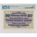Kaunas, 50 marques 1918 - G - PMG 66 EPQ