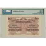 Posen, 10 Rubel 1916 - E - PMG 67 EPQ