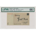 5 Mark 1940 - red serial number - PMG 66 EPQ