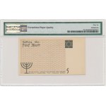 5 Mark 1940 - red serial number - PMG 66 EPQ