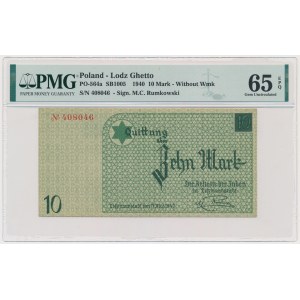 10 Mark 1940 - series type 1 without watermark - PMG 65 EPQ