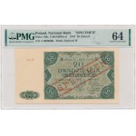 20 złotych 1947 - SPECIMEN - A 0000000 - PMG 64 - RZADKOŚĆ