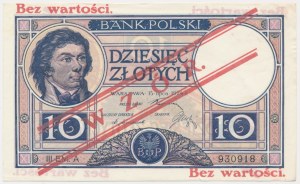 10 złotych 1924 - WZÓR - III EM.A - RZADKOŚĆ