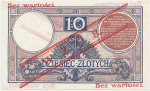 10 złotych 1924 - WZÓR - III EM.A - RZADKOŚĆ