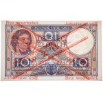 10 zloty 1924 - MODELLO - III EM.A - RARO
