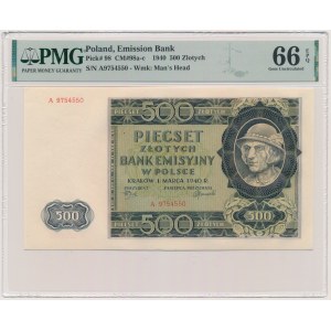 500 gold 1940 - A - PMG 66 EPQ
