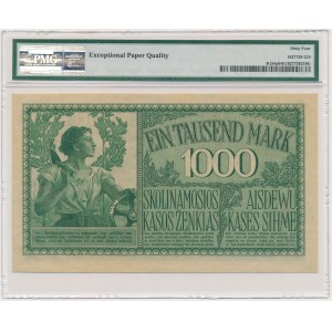 Kaunas, 1.000 marchi 1918 - A - 6 cifre - PMG 64 EPQ