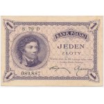 1 gold 1919 - S.87 D -.