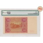 100 zloty 1946 - Mz - replacement series - PMG 35 - RARE
