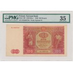 100 zloty 1946 - Mz - replacement series - PMG 35 - RARE
